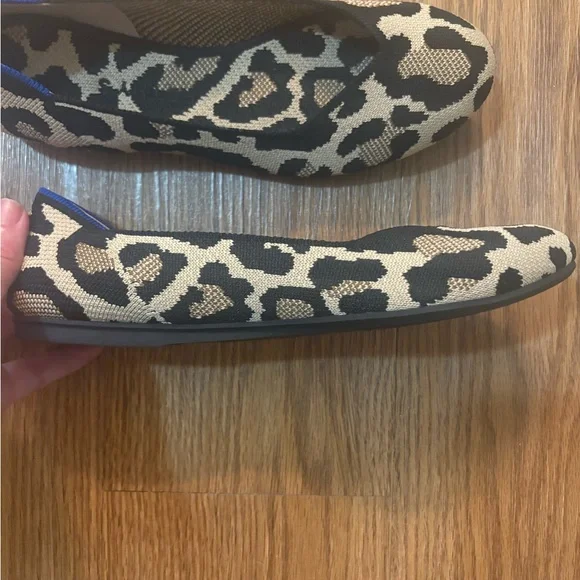 Rothy's Leopard Print Women's Flats - Picture 2 of 4